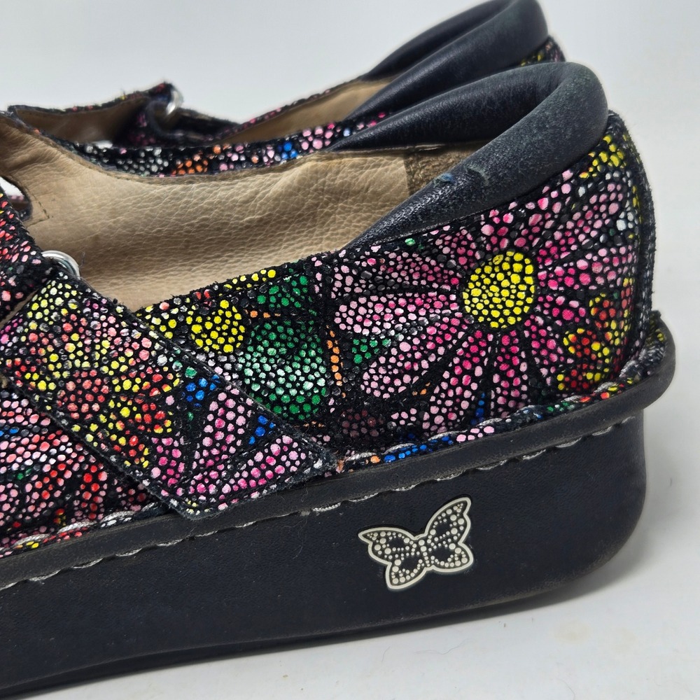 Alegria Dayna Floral Mosaic Mary Jane Shoes Womens 41 Leather Comfort DAY-564 - Picture 6 of 13